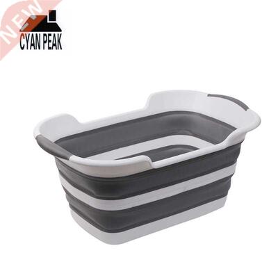 19L Laundry Basket Dirty Clothes Basket Folding Portable Ba