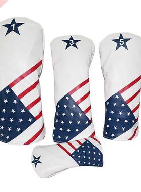 4 lot Golf Wood Head Cover Premium Fairway Woods Driver