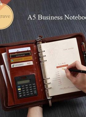 A5 Spiral Notebook Rings Planner Organizer Binder Folder Tra