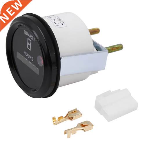 DC 12-36V Accurate Round Quartz Hour Meter Timer Gauge Teste