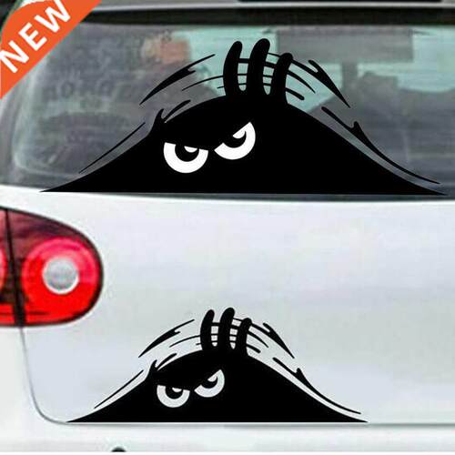 D Big Eyes Elves Car Stickers Waterproof Self-adhesive Funn