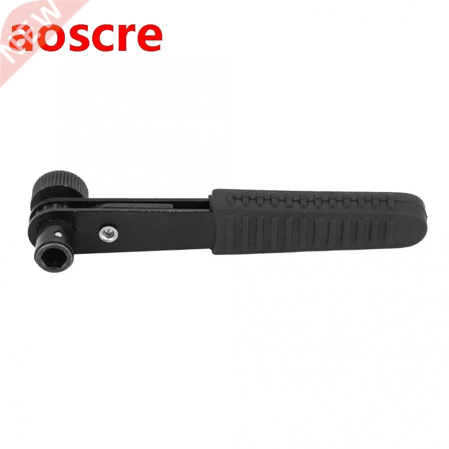 1/4 Black 90 Right Angle Steel Ratchet Wrench Screwdriver Sl