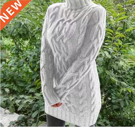 Turtleneck Wm Womens Sweater Clothing Length Sleeve Style