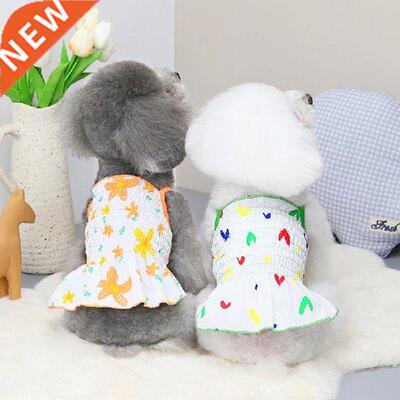 Dog Dresses Pet Skirt Spring Summer Dress for small Dog