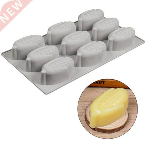 Corn Silicone Mold 9-Grid Pudding Mold Silicone Baking Mold