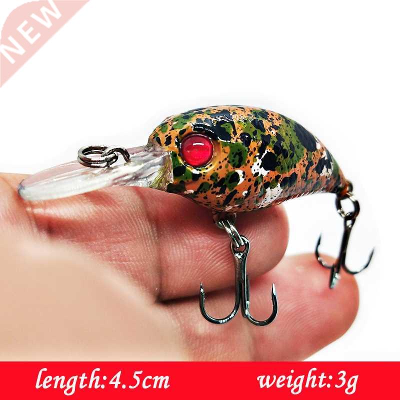 Se?uelo de Pesca Crankbait, 1 unidad, 4,5 cm, 3g, se?uelo pa