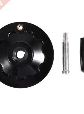 Handwheel With Rotating Handle, 10 X 80 Mm