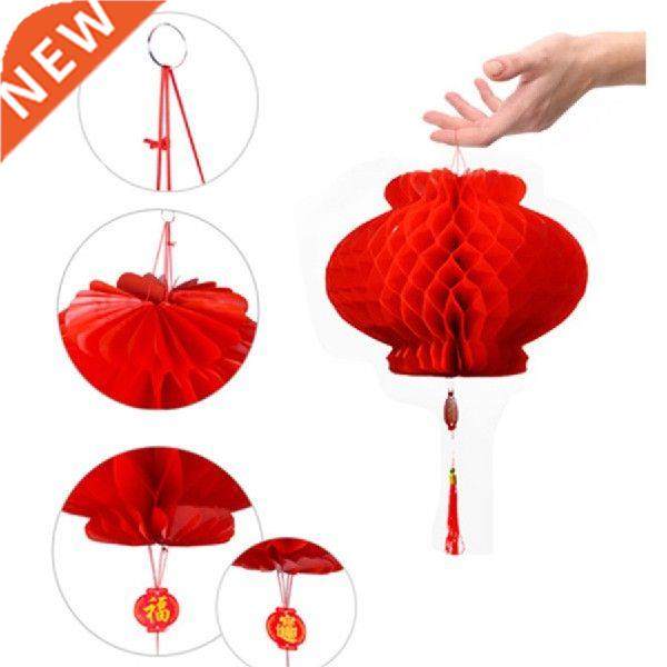 10/0/50pcs Red Lantern Waterproof Paper Red Lanter for