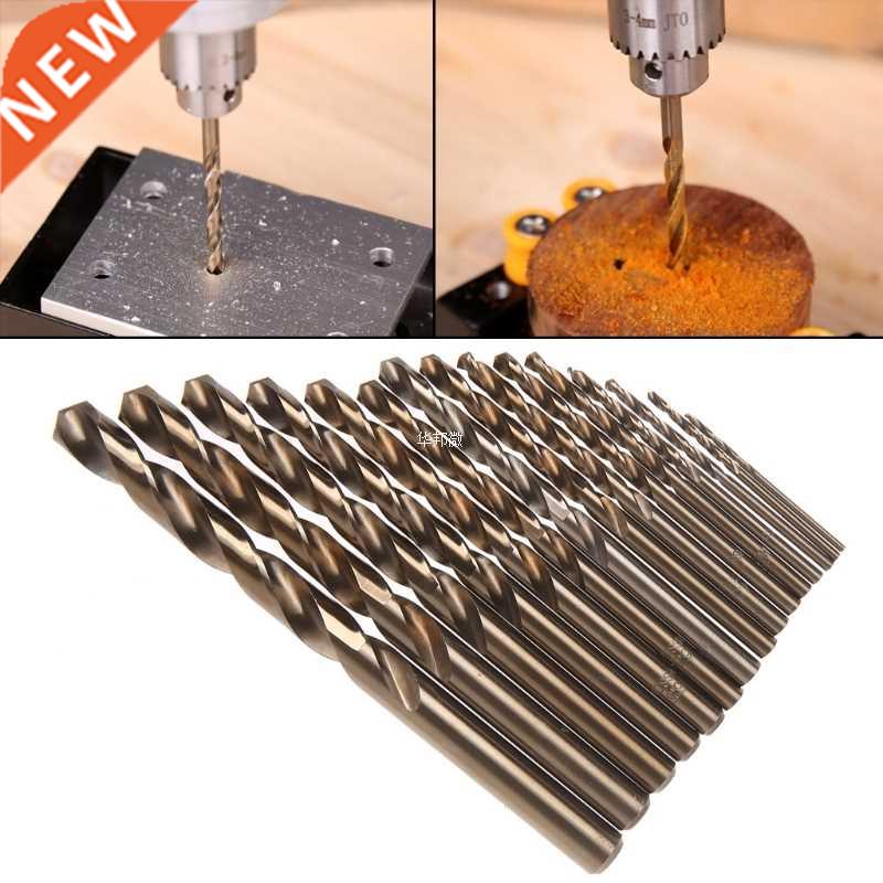 15Pcs Hgh Speed Steel Drll Bts M35 HSS Cobalt Twst Drll