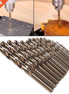 15Pcs Hgh Speed Steel Drll Bts M35 HSS Cobalt Twst Drll