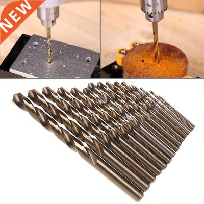 15Pcs Hgh Speed Steel Drll Bts M35 HSS Cobalt Twst Drll