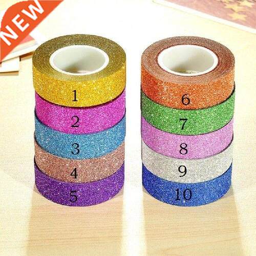 Handmade Glitter Paper Tape Self-adhesive Washi Party