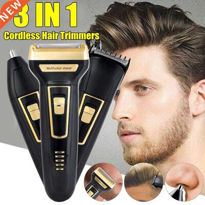 3 IN 1 Electric Shavers for Men Head Basic Barber Hair