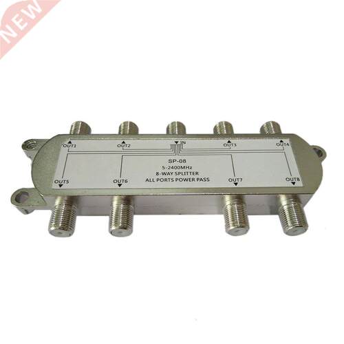 GSP-08A 8-way Signal Satellite Splitter TV Antenna RF Coaxia