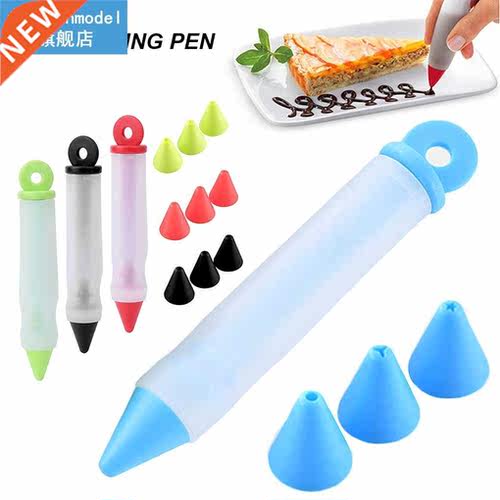 Cake Decorating Writing Pen Piping Pen Silicone Reusable Flo