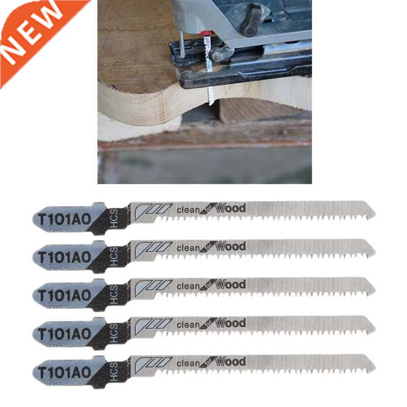 T101AO HCS T-Shank Jigsaw Blades Curve Cutting Tool Kits Wo