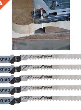 T101AO HCS T-Shank Jigsaw Blades Curve Cutting Tool Kits Wo