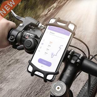 Silicone Phone Holder Bicycle Motorcycle 360 Rotatable GPS S