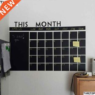 1 Pcs Home Office Decor Chalkboard Chalkboard Monthly Cale