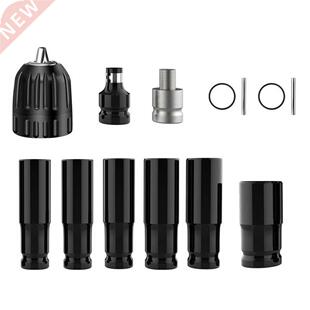 13pcs 1/2 Impact Wrench Hexs Socket Bit Set Drill Chuck Driv