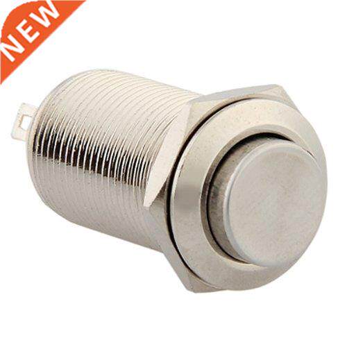 2A/ 3V-250V Button Switch Bell 12 mm Silver