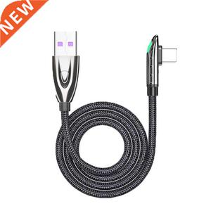 1/2/0.5 M Fast Charging Type c Elbow Data Cable Fast Transmi
