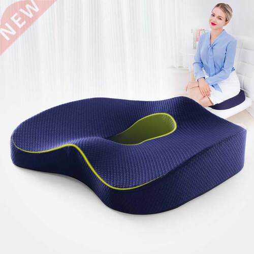 Memory Foam Seat Cushion Orthopedic Pillow Coccyx Office Cha