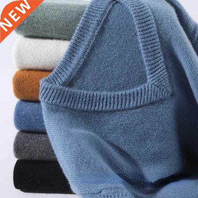 Men's Cashmere Sweater Casual 2022 Autumn Wnter Warm Pullov