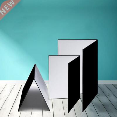 A3 Photography Cardboard Folding Reflector Black Silver Whit