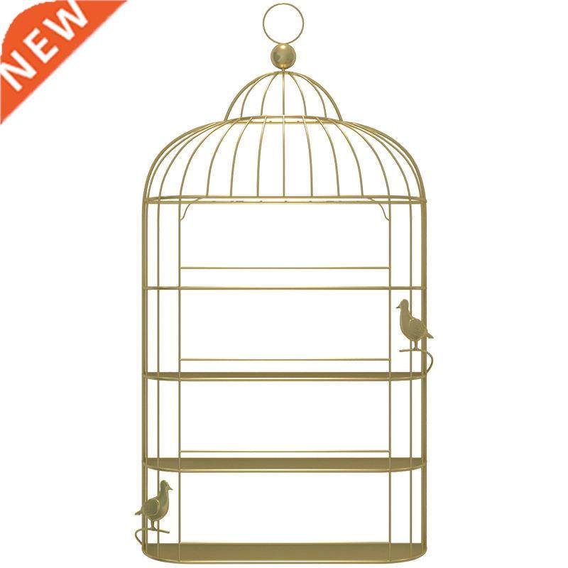Nordic nail art wall display shelf kitchen bird cage