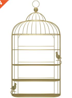 Nordic nail art wall display shelf kitchen bird cage