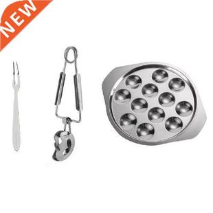 Escargot Plate Snail Baking Dish Dishes Mushroom Pan Steel