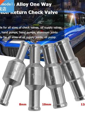 Aluminium Alloy One Way Fuel Non Return Check Valve Petrol D