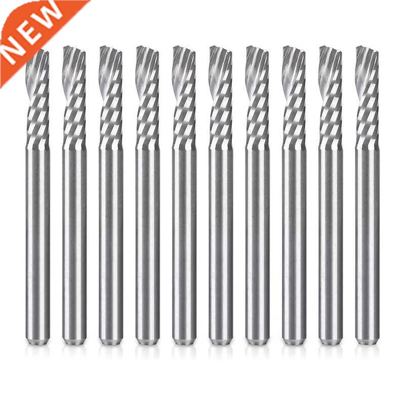 10 Pack CNC Router Bits 1/8 inch Shank Spiral Upcut Router