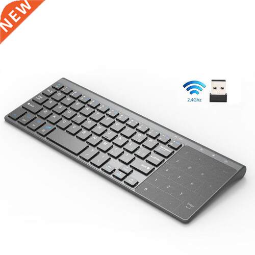 2020 New Portable 2.4G Wireless Keyboard With Number Touchpa