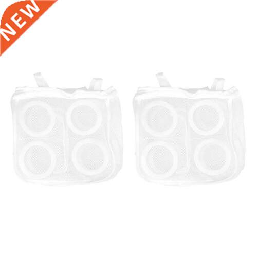 2X Hanging Dry Sneaker Mesh Laundry Bags Shoes Protect Wash