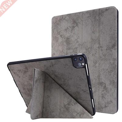 2021 Tablet Case For IPad Pro 11 2021 Retro Tri-fold With Br