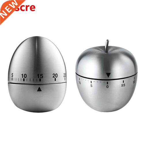 Cooking Timer Kitchen Stainless Steel Eggs 60 Minutes Mechan