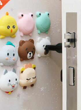 1PC Fashion Wall Sticker Door Stopper Doorknob Rubber Fender