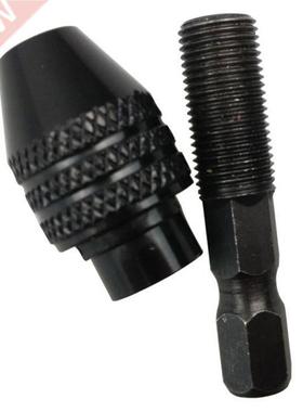 2pcs/set Drill Chuck + hex shank 1/4'' Inch Hex Shank Keyles