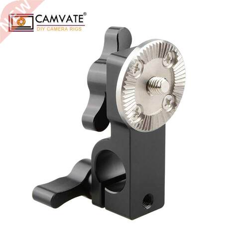 15mm Single Rail Clamp Mount Rod Clamp With Male ARRI Rosett