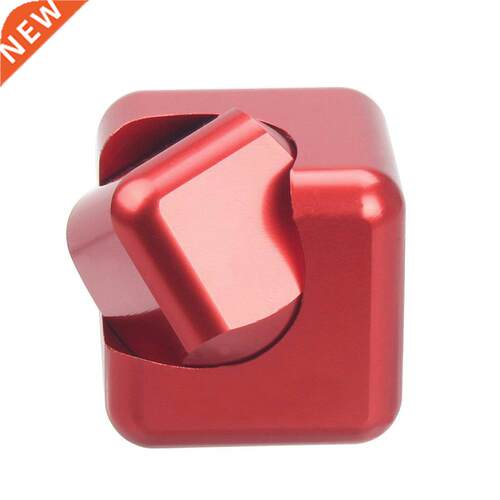Alloy Metal Square Finger Gyroscope Rotary Cube Decompressio