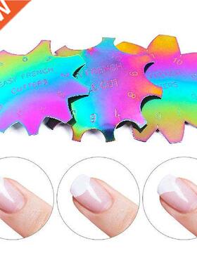 Color-plated French Manicure Crystal Nail Making Stainless