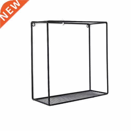Wall Hanging Storage Rack Simple Wrought Iron Grid Wall