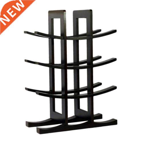Wooden Bamboo Wine Rack 12 Bottle Bar Kitchen Dining Storage