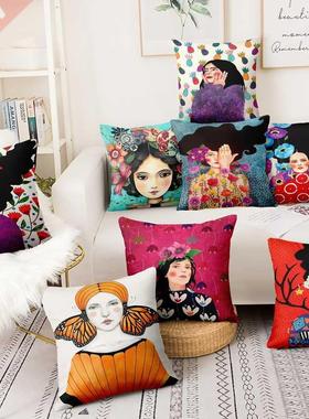 Classical Girls Painting Pillowcase Humanities And Art Velve