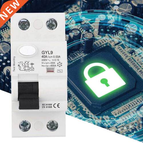 GYL9 12v 2P+N 25A/40A/63A Residual current Circuit breaker w