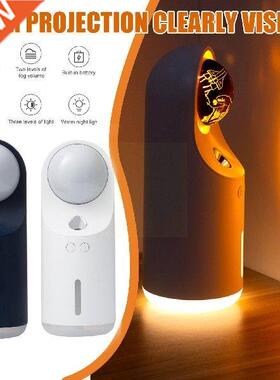 Romantic Projection Lamp Humidifier Mini Portable