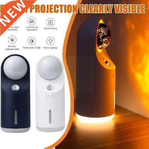 Romantic Projection Lamp Humidifier Mini Portable