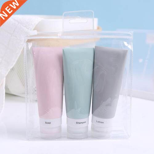 Pcs 8/60/80ml Travel Silicone Lotion Shampoo Shower Gel